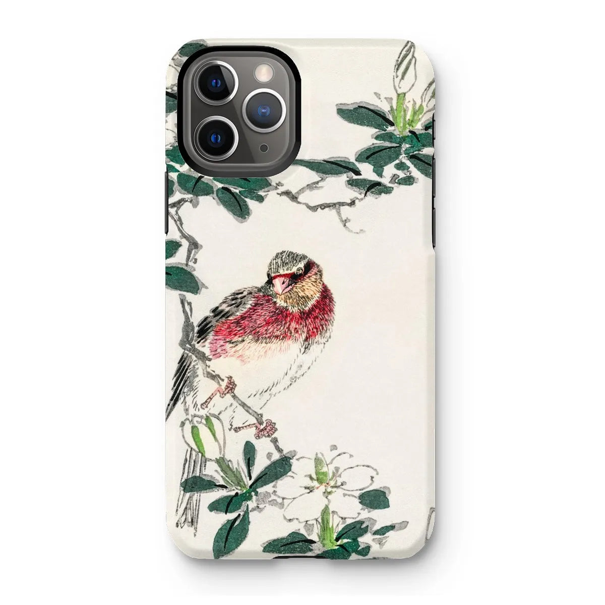 Japanese Rosefinch Bird Art Phone Case - Numata Kashu - Iphone 11 Pro / Matte - Mobile Phone Cases - Aesthetic Art