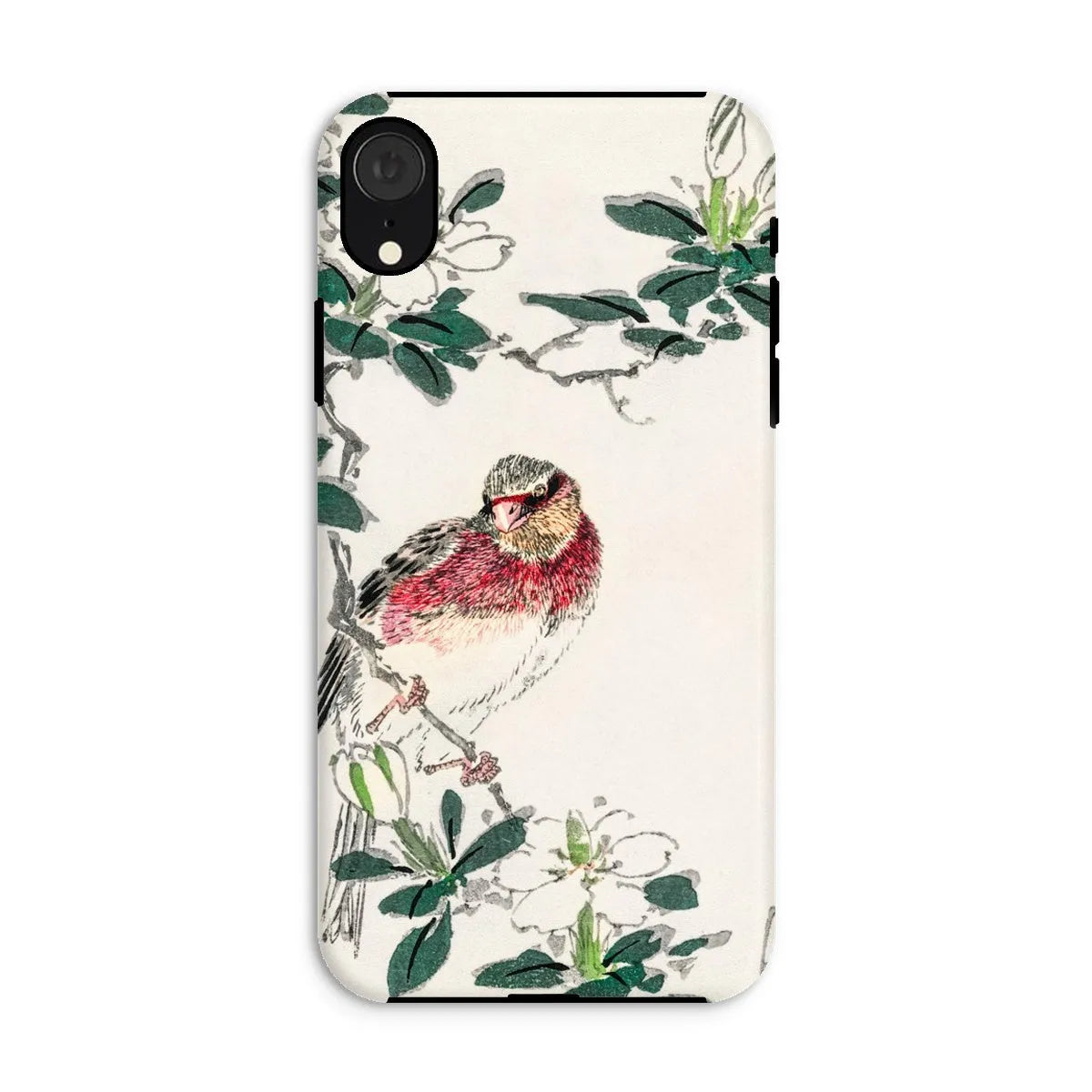 Japanese Rosefinch Bird Art Phone Case - Numata Kashu - Iphone Xr / Matte - Mobile Phone Cases - Aesthetic Art