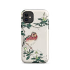 Japanese Rosefinch Numata Kashu Iphone Case, 11 / Matte, Bird Themed Phone Case