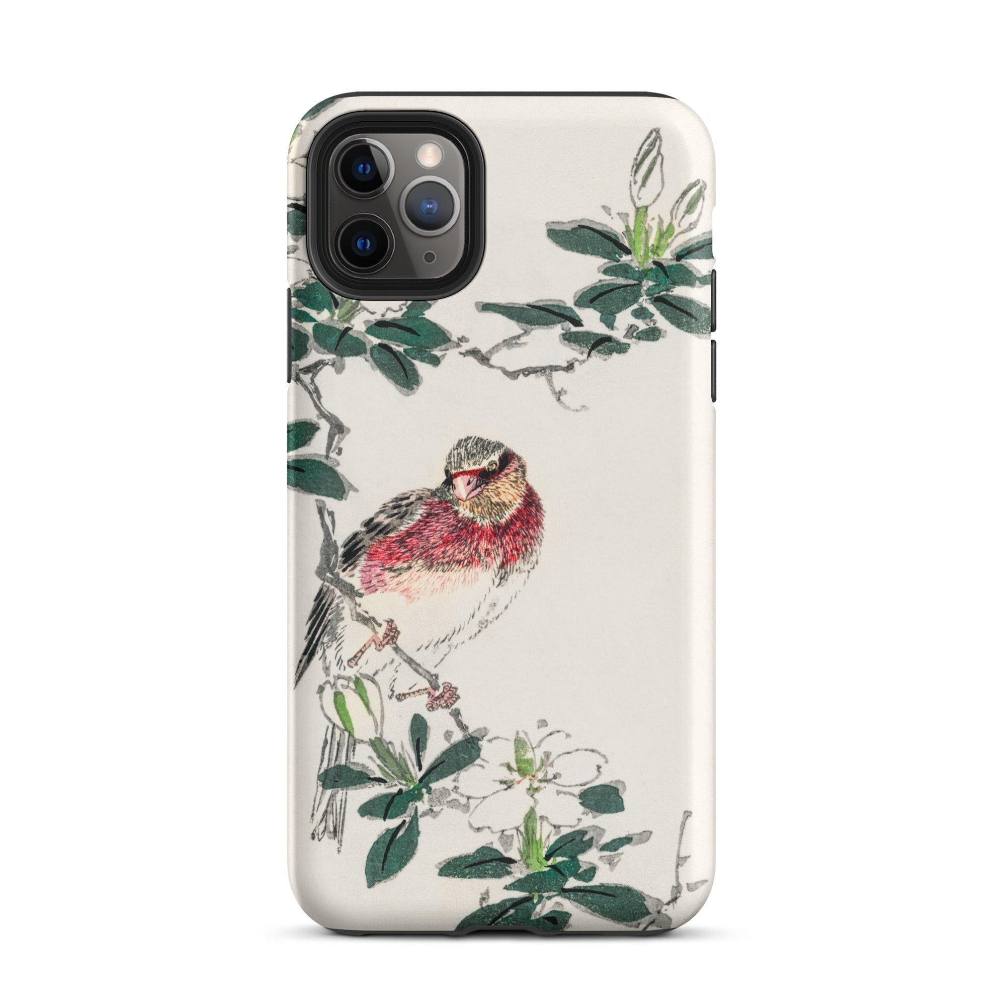 Japanese Rosefinch Numata Kashu Iphone Case, 11 Pro Max / Matte, Bird Themed Phone Case