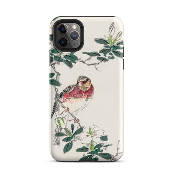 Japanese Rosefinch - Numata Kashu Iphone Case, 11 Pro Max / Matte, Bird-themed Phone Case