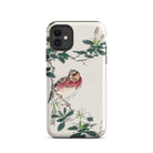 Japanese Rosefinch - Numata Kashu Iphone Case, 11 / Tough Phone, Bird-themed Phone Case