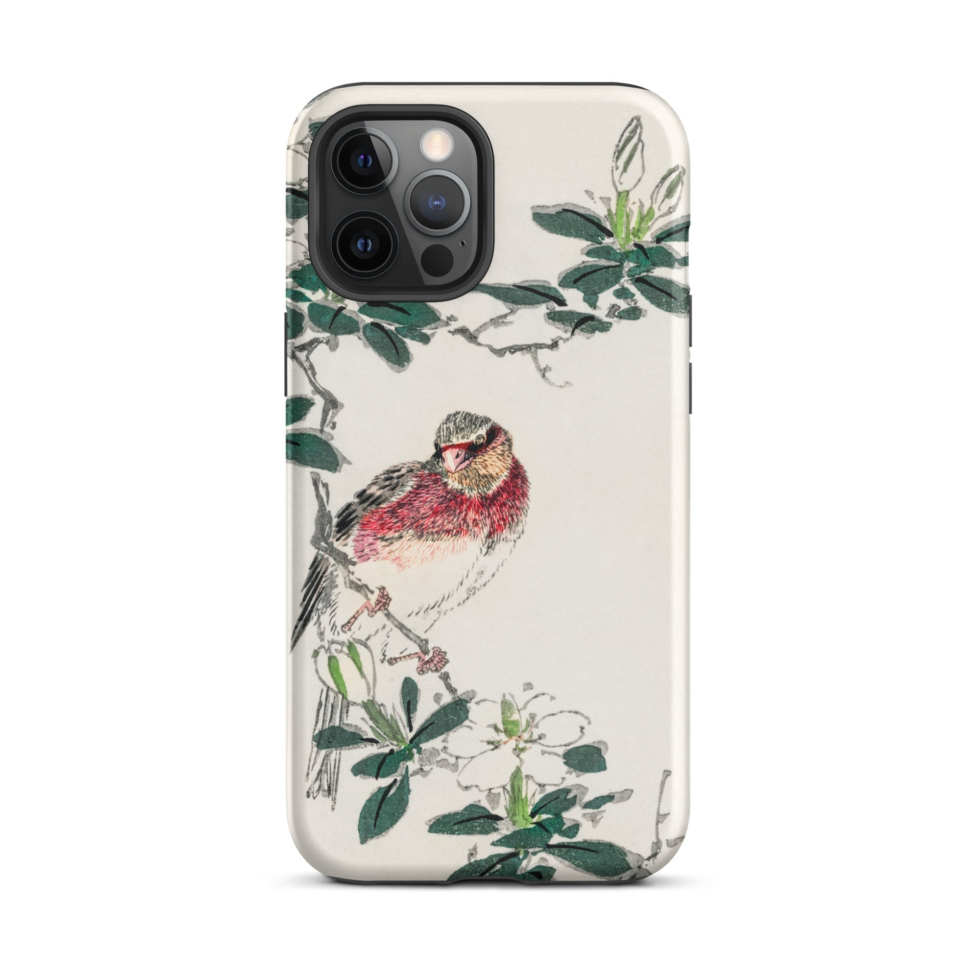 Japanese Rosefinch - Numata Kashu Iphone Case, 12 Pro Max / Tough Phone, Bird-themed Phone Case