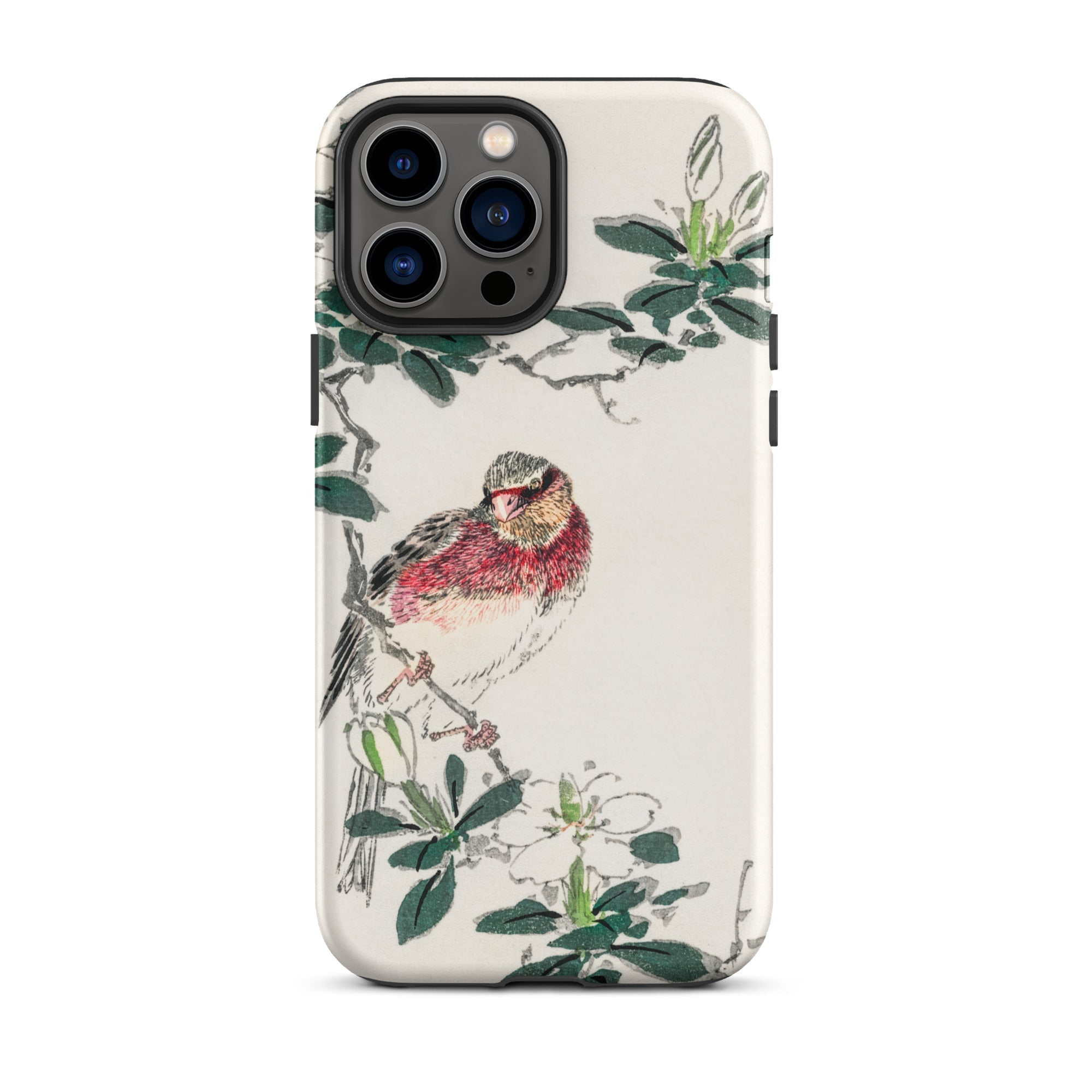 Japanese Rosefinch Numata Kashu Iphone Case, 13 Pro Max / Matte, Bird Themed Iphone Case