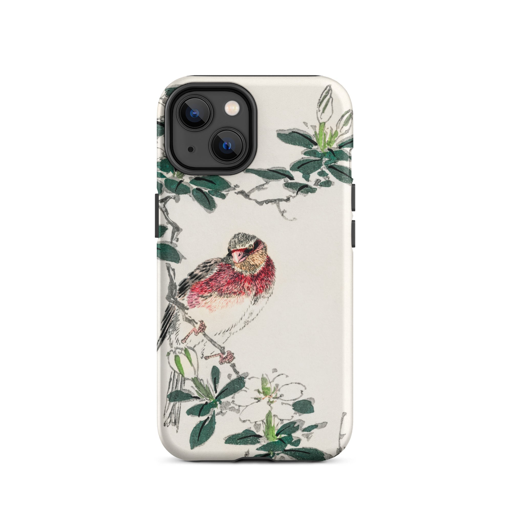 Japanese Rosefinch Numata Kashu Iphone Case, 14 / Matte, Bird Themed Iphone Case