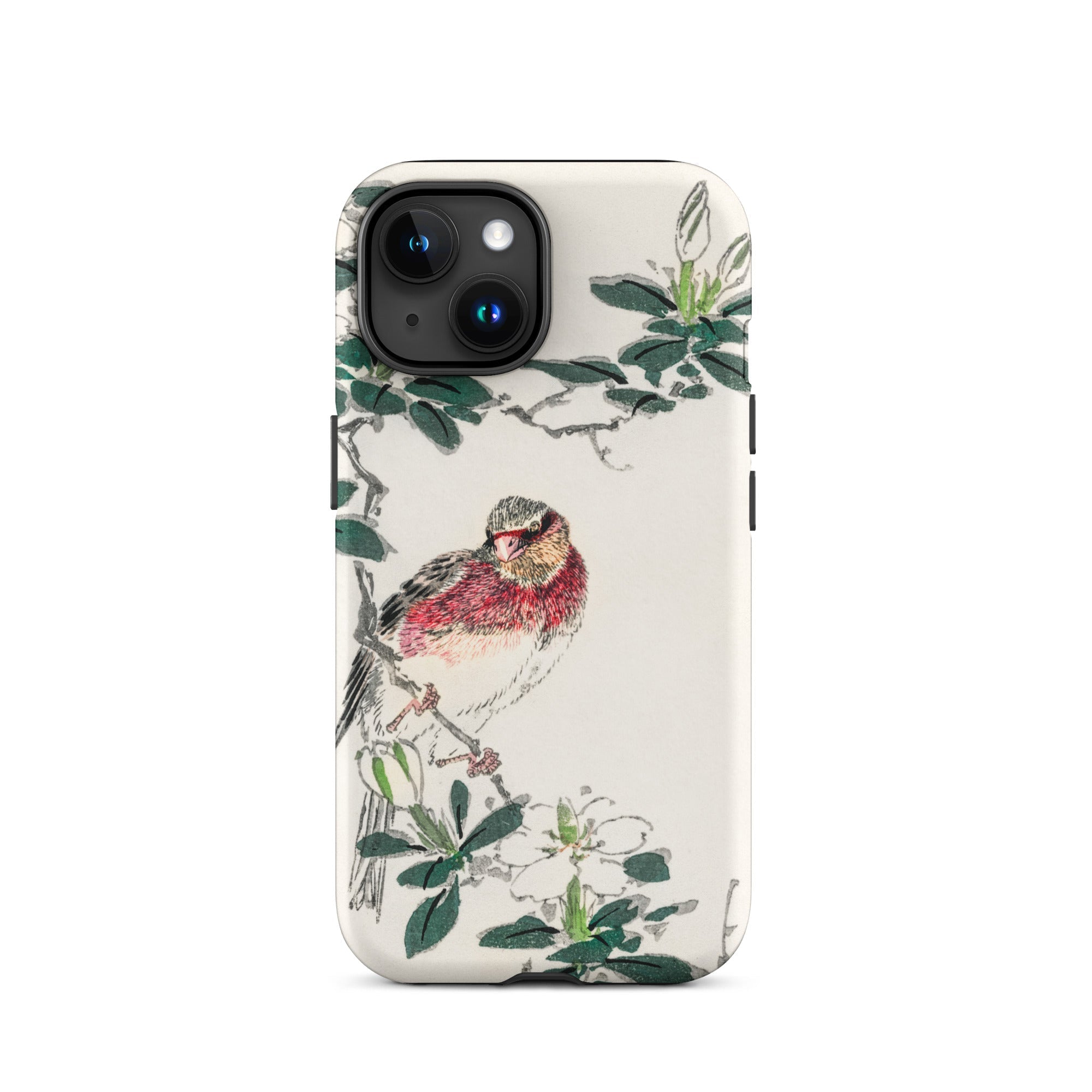 Japanese Rosefinch Numata Kashu Iphone Case, 15 / Matte, Bird Themed Phone Case