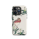 Japanese Rosefinch - Numata Kashu Iphone Case, 15 Pro / Tough Phone, Bird-themed Phone Case