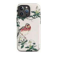 Japanese Rosefinch - Numata Kashu Iphone Case, 16 Pro Max / Matte, Bird-themed Phone Case