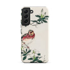 Japanese Rosefinch Numata Kashu Samsung Case, Galaxy S22 Plus / Matte, Phone Case Artistic Bird Floral Design