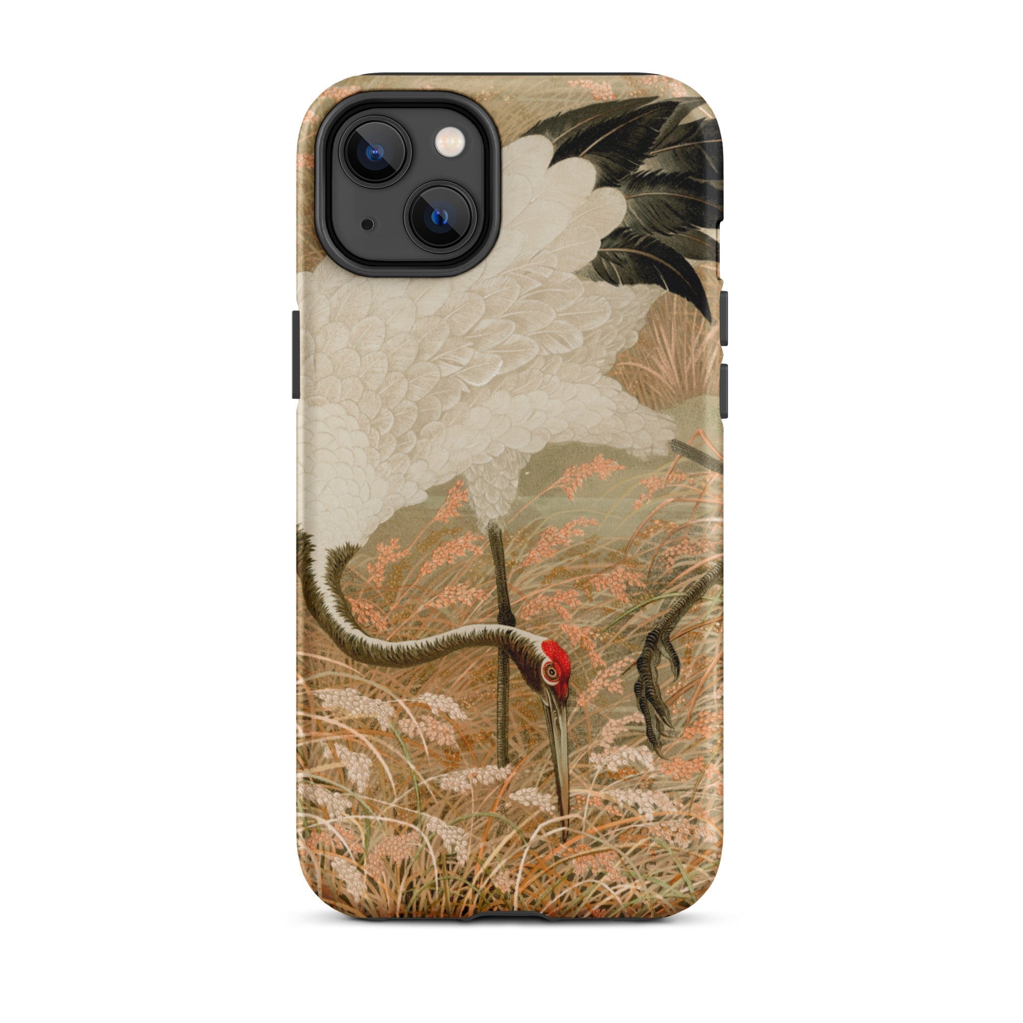 Japanese Sarus Crane G.a. Audsley Iphone Case, 14 Plus / Matte, Crane Art Phone Case