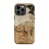 Japanese Sarus Crane - G.a. Audsley Iphone Case, 14 Pro Max / Matte, Crane-themed Iphone Case