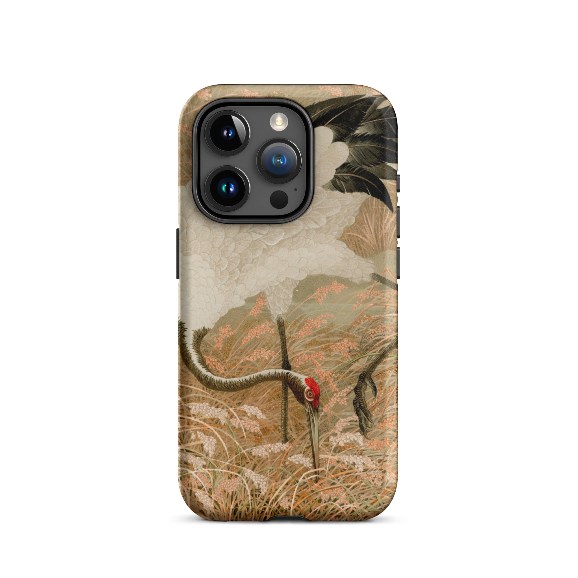 Japanese Sarus Crane G.a. Audsley Iphone Case, 15 Pro / Matte, Crane Themed Phone Case