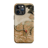 Japanese Sarus Crane - G.a. Audsley Iphone Case, 15 Pro Max / Matte, Crane-themed Phone Case