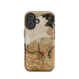 Japanese Sarus Crane - G.a. Audsley Iphone Case, 16 / Matte, Crane-themed Phone Case