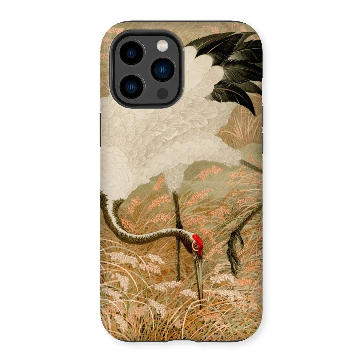 Japanese Sarus Crane - G.a. Audsley Iphone Case, 14 Pro Max / Matte, Kite-952601661, Phone Case Artistic Illustration