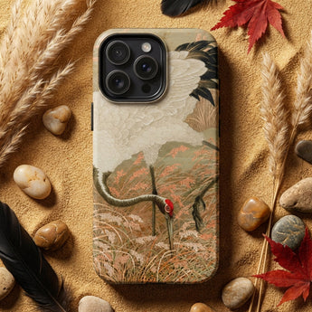 Japanese Sarus Crane - G.a. Audsley Iphone Case, Mobile Phone Cases, Toby Leon
