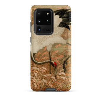Japanese Sarus Crane - G.a. Audsley Phone Case, Samsung Galaxy S20 Ultra / Matte, Mobile Cases, Toby Leon