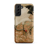 Japanese Sarus Crane - G.a. Audsley Phone Case, Samsung Galaxy S21 Plus / Matte, Mobile Cases, Toby Leon