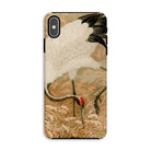 Japanese Sarus Crane G.a. Audsley Iphone Case, Xs Max / Matte, Phone Case Artistic Illustration Crane Traditional Asian Painting