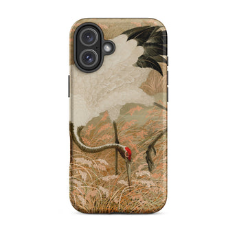 Japanese Sarus Crane - G.a. Audsley Phone Case Iphone 16 Plus / Matte Crane-themed, George Ashdown, Captures Mobile Cases