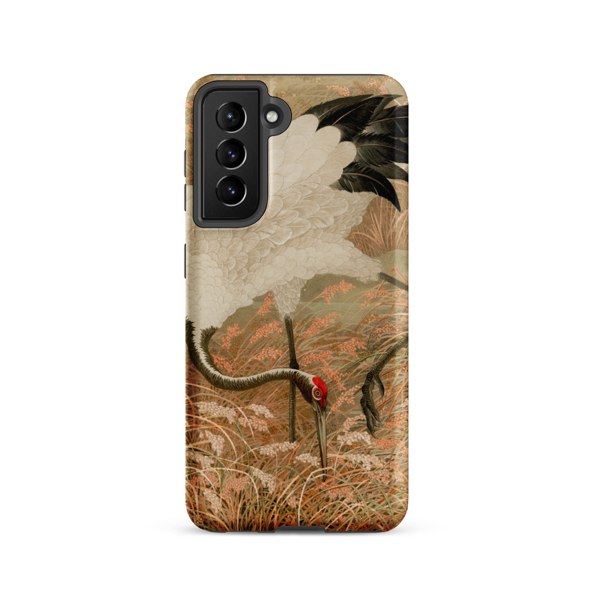 Japanese Sarus Crane G.a. Audsley Samsung Case, Galaxy S21 / Matte, Phone Case Crane Design