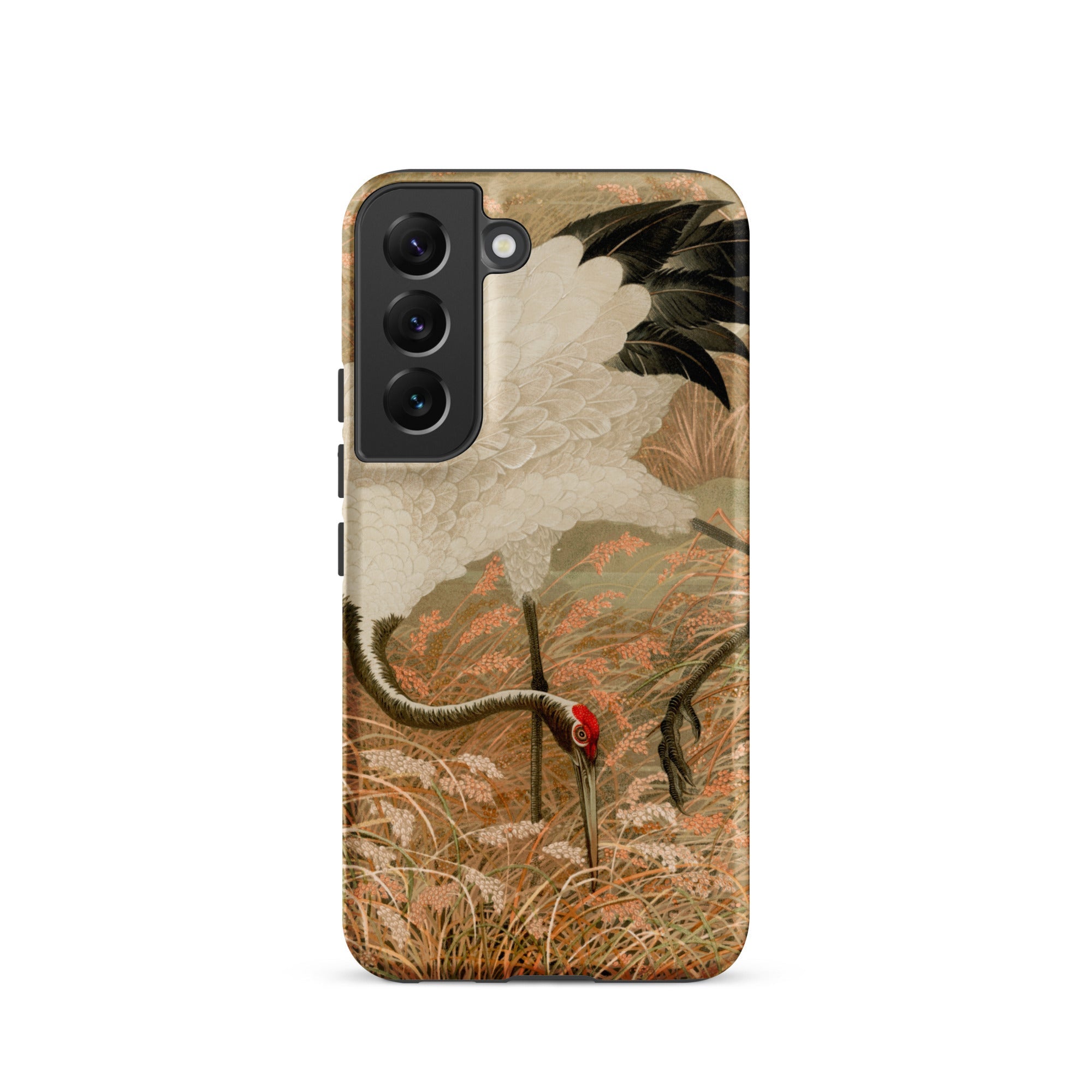 Japanese Sarus Crane G.a. Audsley Samsung Case, Galaxy S22 / Matte, Phone Case White Crane Design