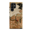 Japanese Sarus Crane G.a. Audsley Samsung Case, Galaxy S22 Ultra / Matte, Smartphone Case Red Crowned Crane Natural