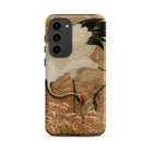 Japanese Sarus Crane G.a. Audsley Samsung Case, Galaxy S23 Plus / Matte, Smartphone Case White Crane Design