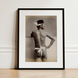 Japanese Wabori Tattoo - S. Ogawa Fine Art Print / Canvas, 12x16’’ / 31x41cm / Black Frame / Matboard, Posters Prints & Visual Artwork,