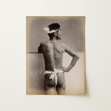 Japanese Wabori Tattoo - S. Ogawa Fine Art Print / Canvas, 12x16’’ / 31x41cm / Unframed / no Border, Posters Prints & Visual Artwork, Toby