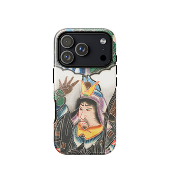 Bannière de Guerrier Japonais - Étui Iphone Kakuro, 17 Pro / Brillant, Coques de Téléphone Portable, Toby Leon