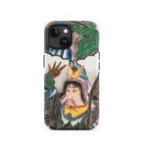 Japanese Warrior Banner - Kakuro Phone Case Iphone 15 / Matte Vibrant Intricately Illustrated Phone Case Traditional Japanese Warrior