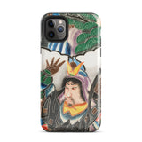 Japanese Warrior Banner - Kakuro Phone Case Iphone 11 Pro Max / Gloss Vibrant Intricately Illustrated Phone Case Traditional Japanese