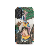 Japanese Warrior Banner - Kakuro Phone Case Iphone 16 / Matte Vibrant Intricately Illustrated Phone Case Traditional Japanese Warrior