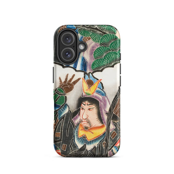 Japanese Warrior Banner - Kakuro Phone Case Iphone 16 / Matte Vibrant Intricately Illustrated Phone Case Traditional Japanese Warrior