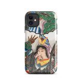 Japanese Warrior Banner - Kakuro Phone Case Iphone 11 / Gloss Vibrant Intricately Illustrated Phone Case Traditional Japanese Warrior