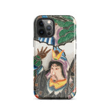 Japanese Warrior Banner - Kakuro Phone Case Iphone 12 Pro / Gloss Vibrant Intricately Illustrated Traditional, Sengoku Campaigns, Mobile