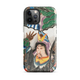 Japanese Warrior Banner - Kakuro Phone Case Iphone 12 Pro Max / Gloss Vibrant Intricately Illustrated Phone Case Traditional Japanese