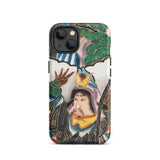 Japanese Warrior Banner - Kakuro Phone Case Iphone 13 / Matte Vibrant Intricately Illustrated Phone Case Traditional Japanese Warrior