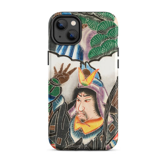 Japanese Warrior Banner - Kakuro Phone Case Iphone 14 Plus / Matte Vibrant Intricately Illustrated Phone Case Traditional Japanese Warrior
