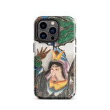 Japanese Warrior Banner - Kakuro Phone Case Iphone 14 Pro / Gloss Vibrant Intricately Illustrated Phone Case Traditional Japanese Warrior