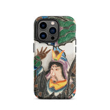 Japanese Warrior Banner - Kakuro Phone Case Iphone 14 Pro / Matte Vibrant Intricately Illustrated Phone Case Traditional Japanese Warrior