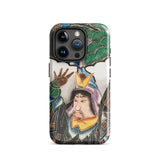 Japanese Warrior Banner - Kakuro Phone Case Iphone 15 Pro / Gloss Vibrant Intricately Illustrated Phone Case Traditional Japanese Warrior