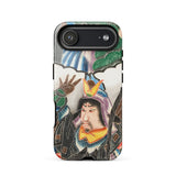 Japanese Warrior Banner - Kakuro Phone Case Iphone 17 Air / Gloss Vibrant Intricately Illustrated Phone Case Traditional Japanese Warrior
