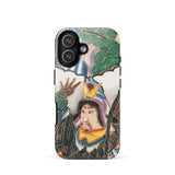 Japanese Warrior Banner - Kakuro Phone Case Iphone 17 / Gloss Vibrant Intricately Illustrated Phone Case Traditional Japanese Warrior