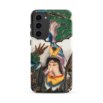 Japanese Warrior Banner - Kakuro Phone Case Samsung Galaxy S23 Plus / Matte Vibrant Intricately Illustrated Phone Case Traditional Japanese