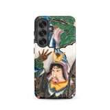 Japanese Warrior Banner - Kakuro Phone Case Samsung Galaxy S25 / Matte Vibrant Intricately Illustrated Phone Case Traditional Japanese