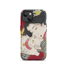 Japanese Woman and Cat Tsukioka Yoshitoshi Iphone Case, 13 / Matte, Phone Case Japanese Woman Cat Design