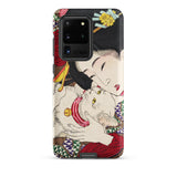Japanese Woman and Cat - Tsukioka Yoshitoshi Phone Case, Samsung Galaxy S20 Ultra / Matte, Mobile Cases, Toby Leon