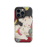 Japanese Woman and Cat - Tsukioka Yoshitoshi Phone Case Iphone 14 Pro / Matte Phone Case Japanese Art Tsukioka Yoshitoshi Iphone,